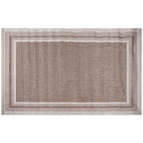 Tapete 133X190 Estilo Sisal Moldura Bege