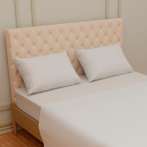 Lençol Solteiro Algodão Sem Elaico 30 Branco