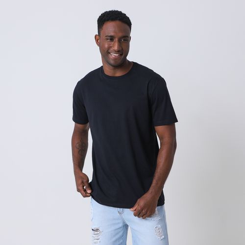 Camiseta Manga Curta Id Preta - Tam P