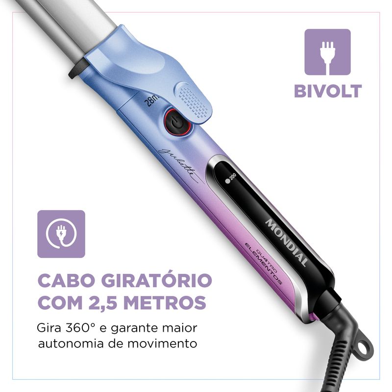 Modelador-de-Cachos-Juliette-Mondial-Colors-70W-Bivolt---MC-JU-03