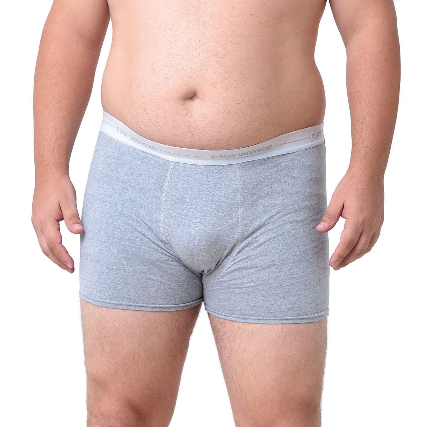 Kit com 5 Cueca Boxer Cotton Basic Casual Underwear