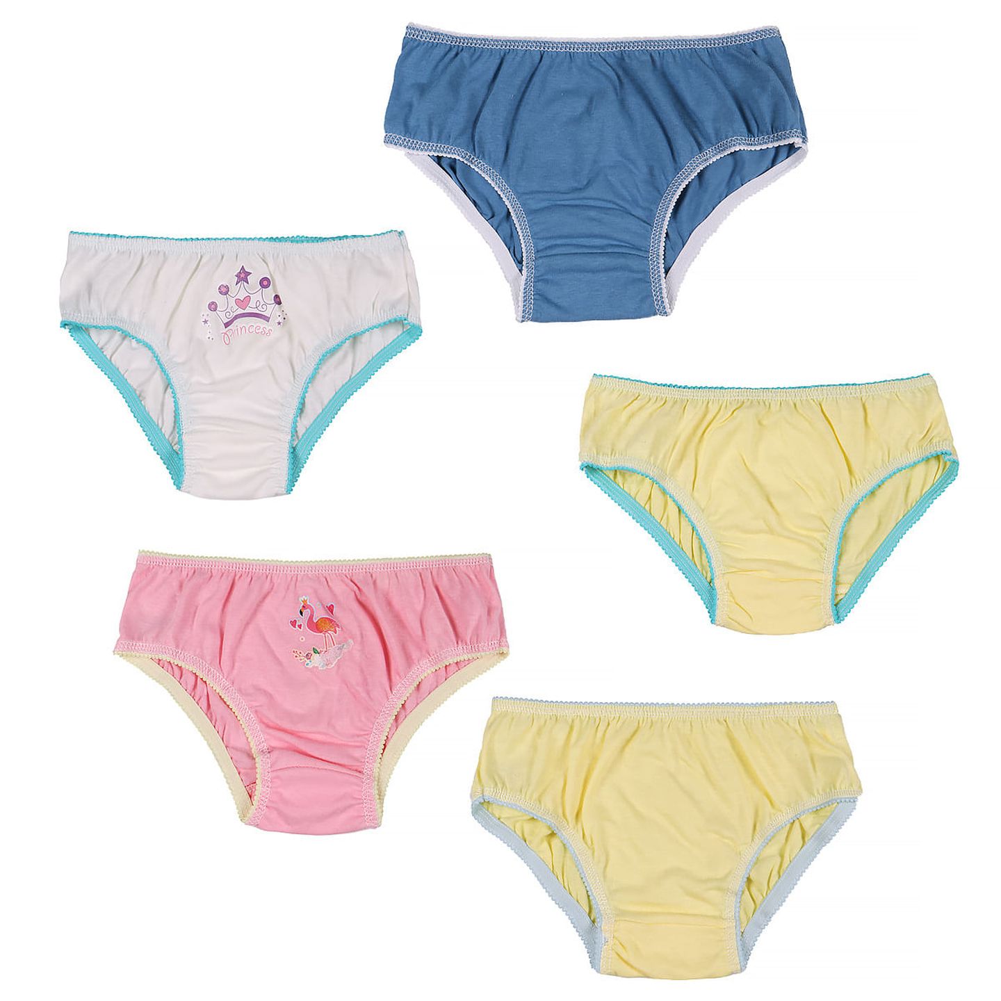 My Little Pony Girls' 7pk Underwear Panties 100% Cotton 