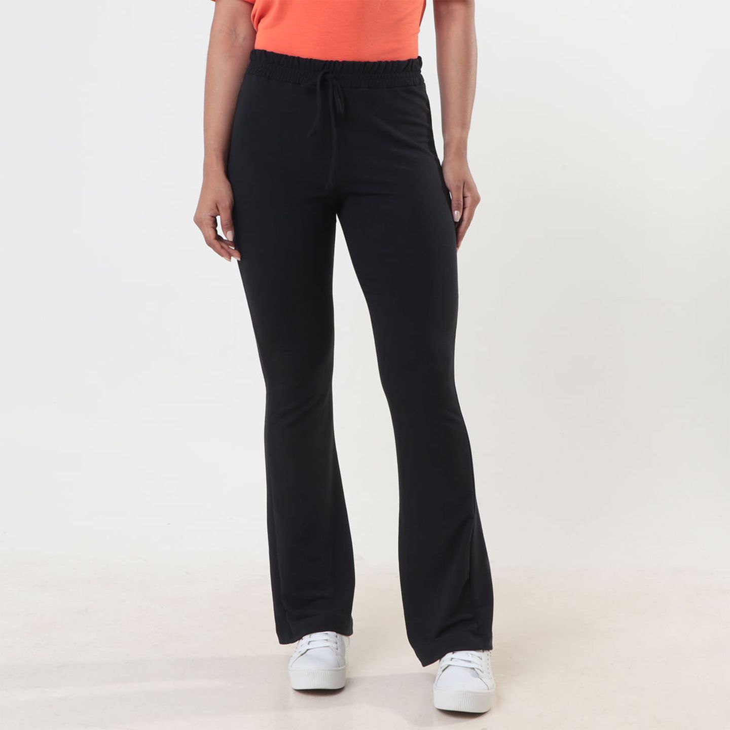 Calça Legging Flare Cintura Alta Bailarina Lisa Cinza Feminina em Promoção  na Americanas