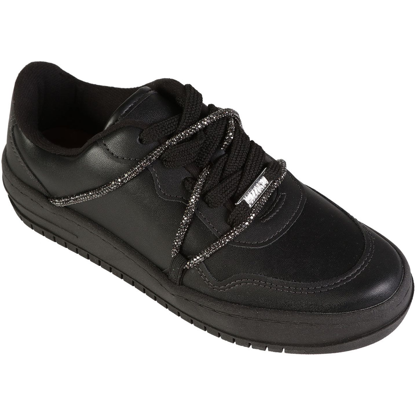 Tenis fashion vizzano preto furadinho