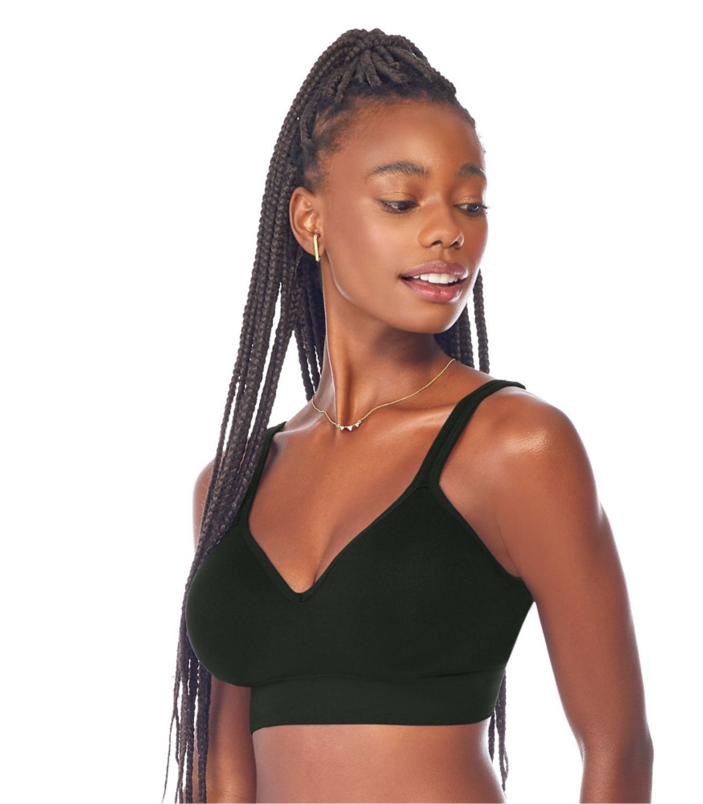 Sutiã Comfort Duplo Alças Largas Zee Rucci Preto | FastStore PDP