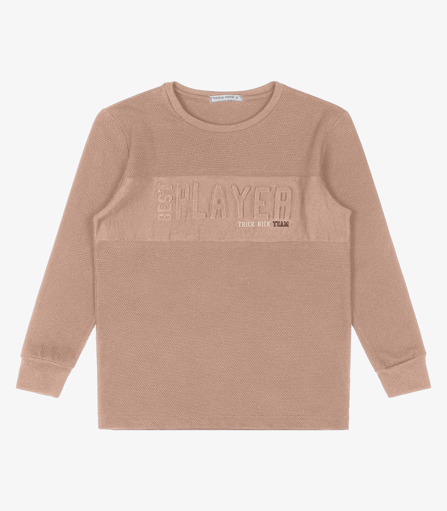 Camisa Infantil Manga Longa Trick Nick Preto