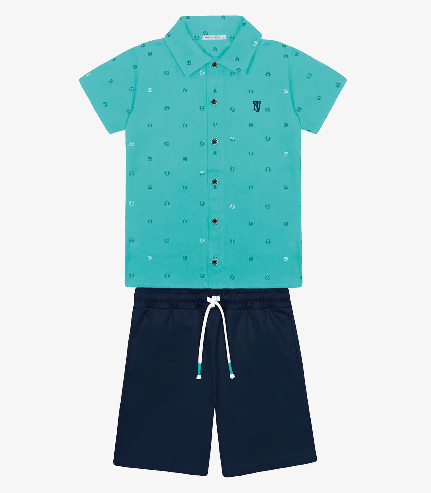 Conjunto de Blusa Com Saia Trick Nick Vermelho