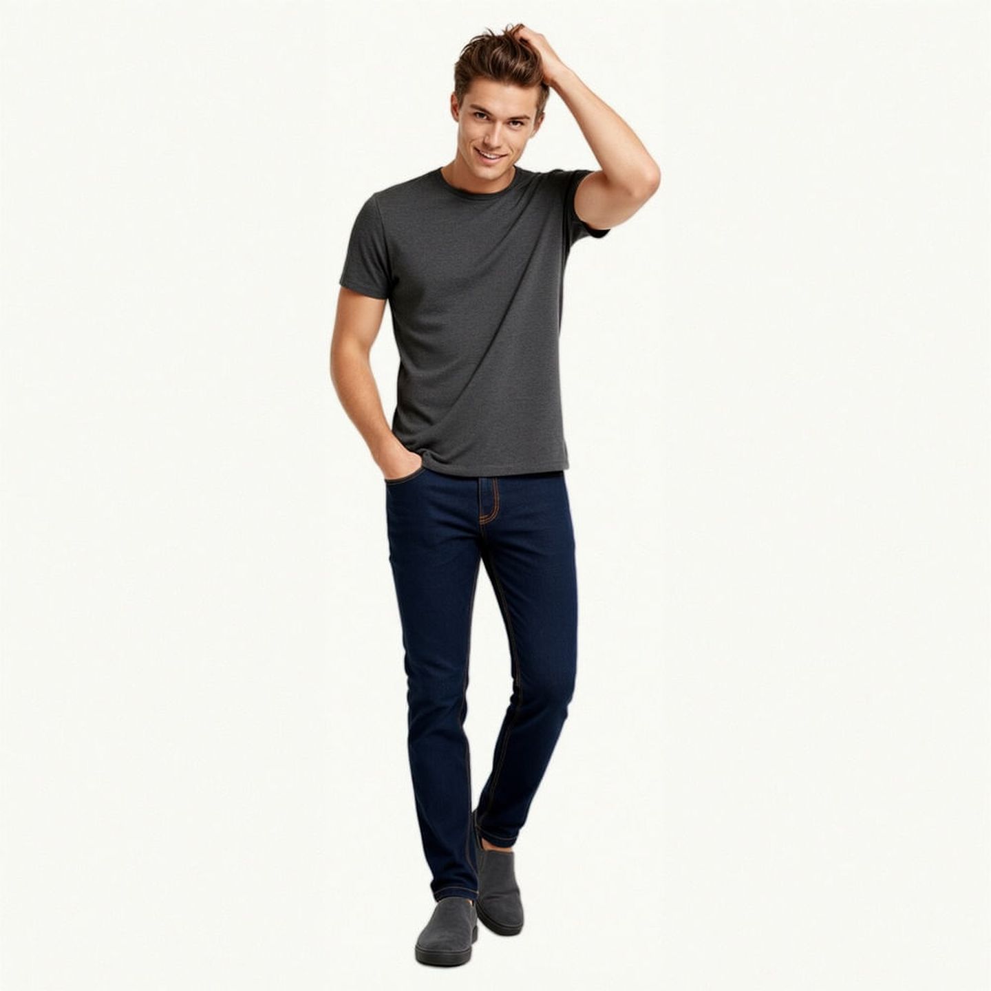 Calça Jeans Slim Blue Black - INK | FastStore PDP
