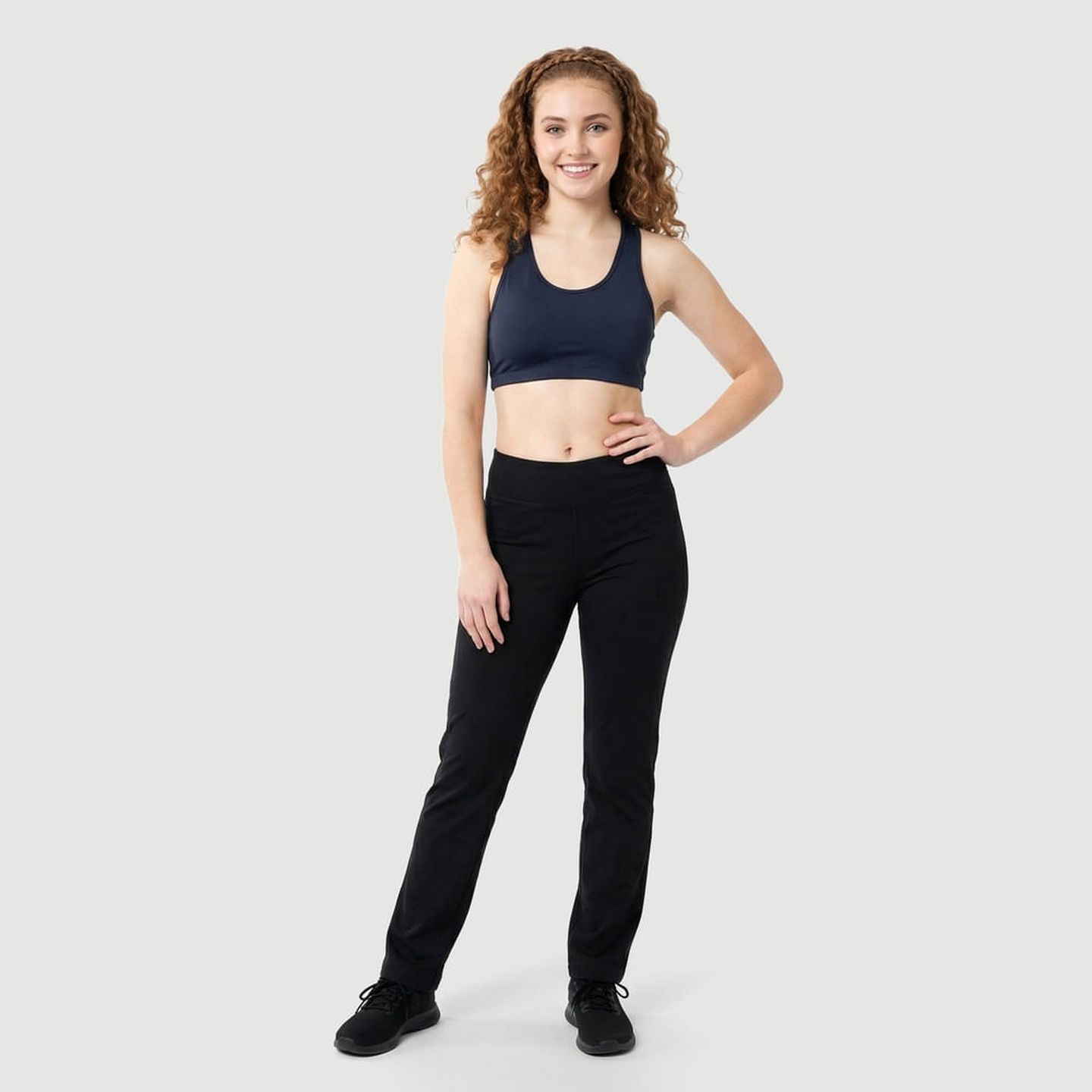 Top Fitness Feminino Cropped Costas Nadador Liso Preto - Norton