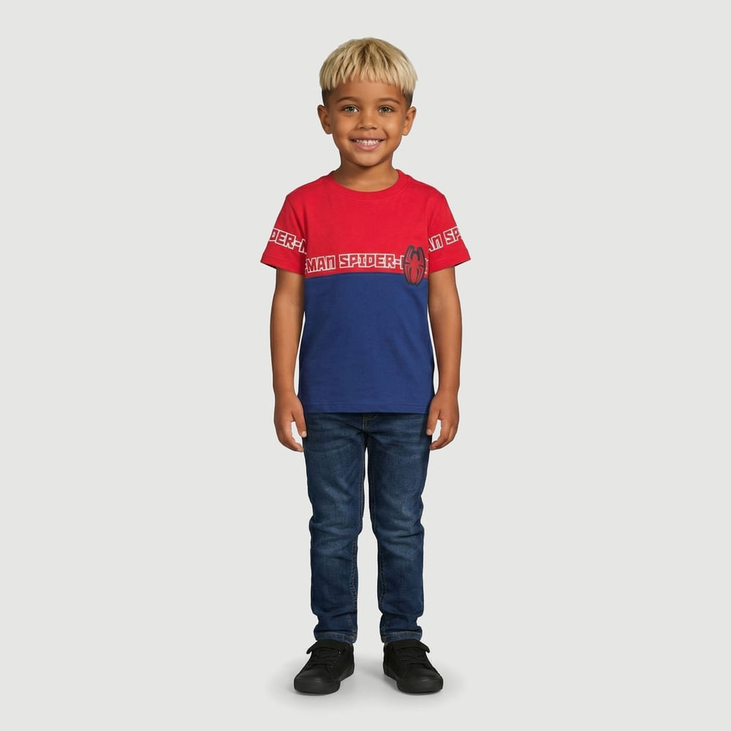 Camiseta Infantil Masculino Manga Longa Trick Nick Preto