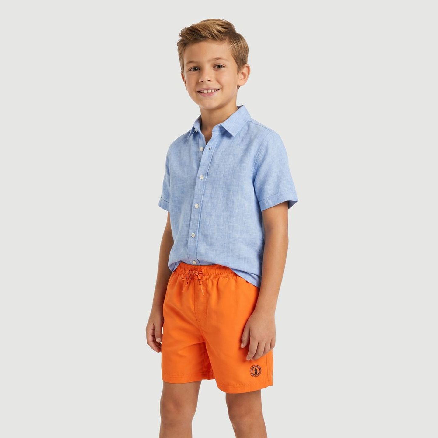 Short Laranja Liso Yeapp | FastStore PDP