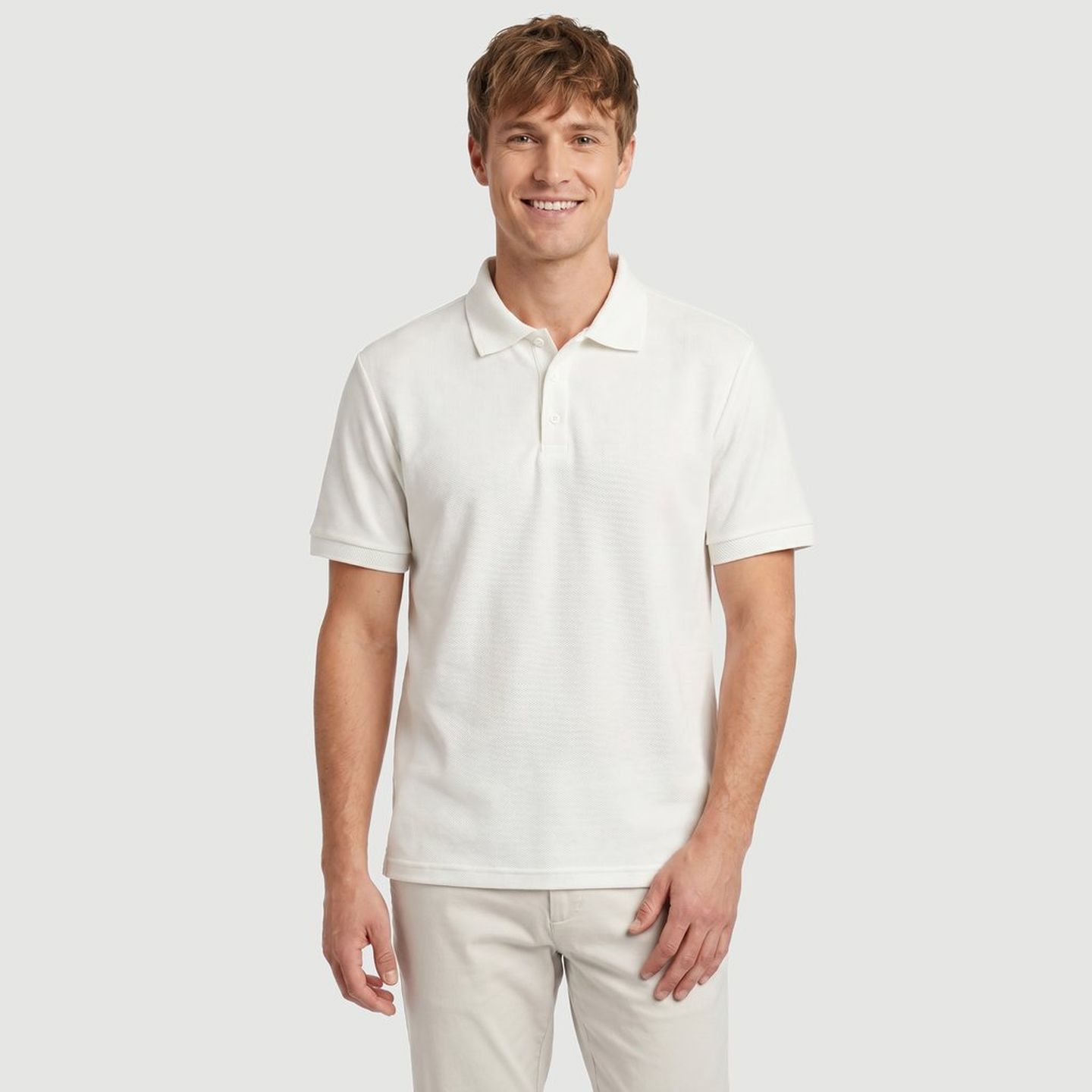Polo Masculina Off White | FastStore PDP