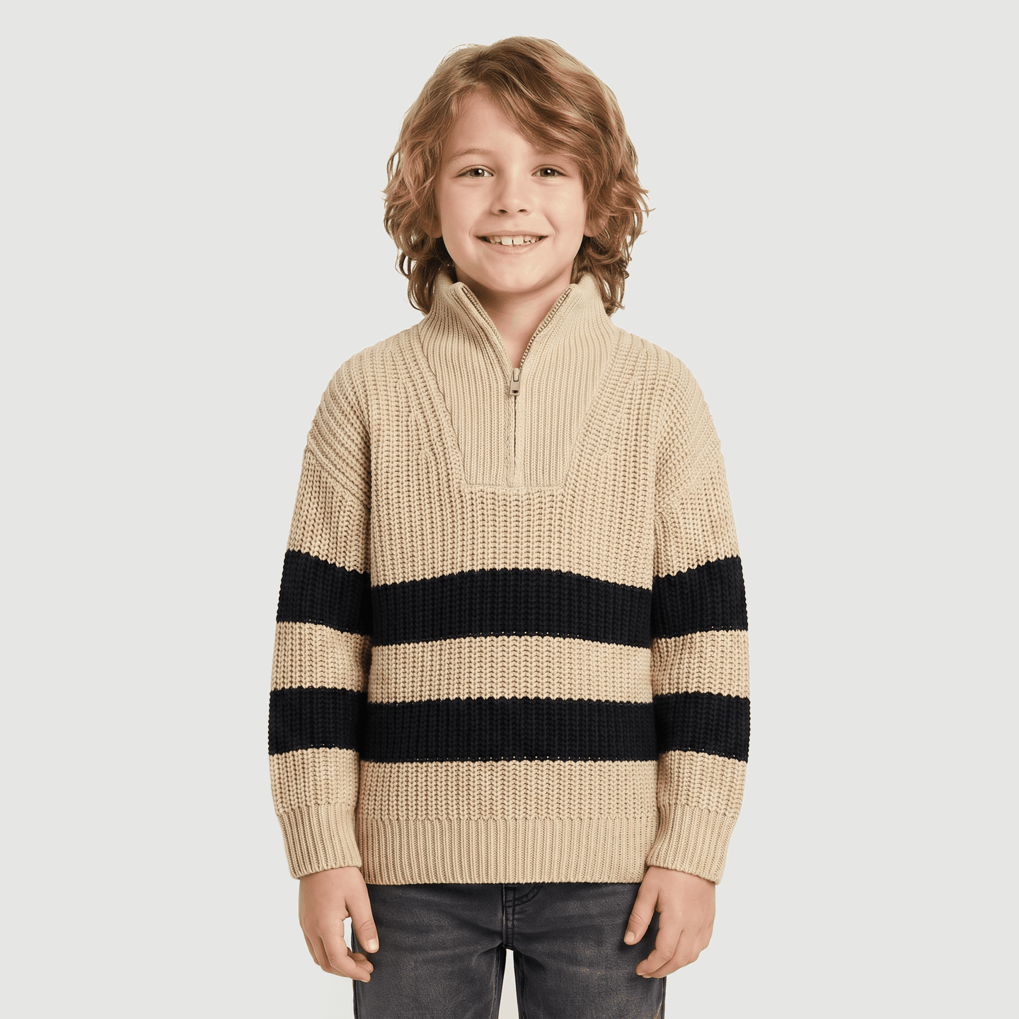 Cardigan Manga Longa Ppa Prd Toys Kids Chenille Listrada Colorida