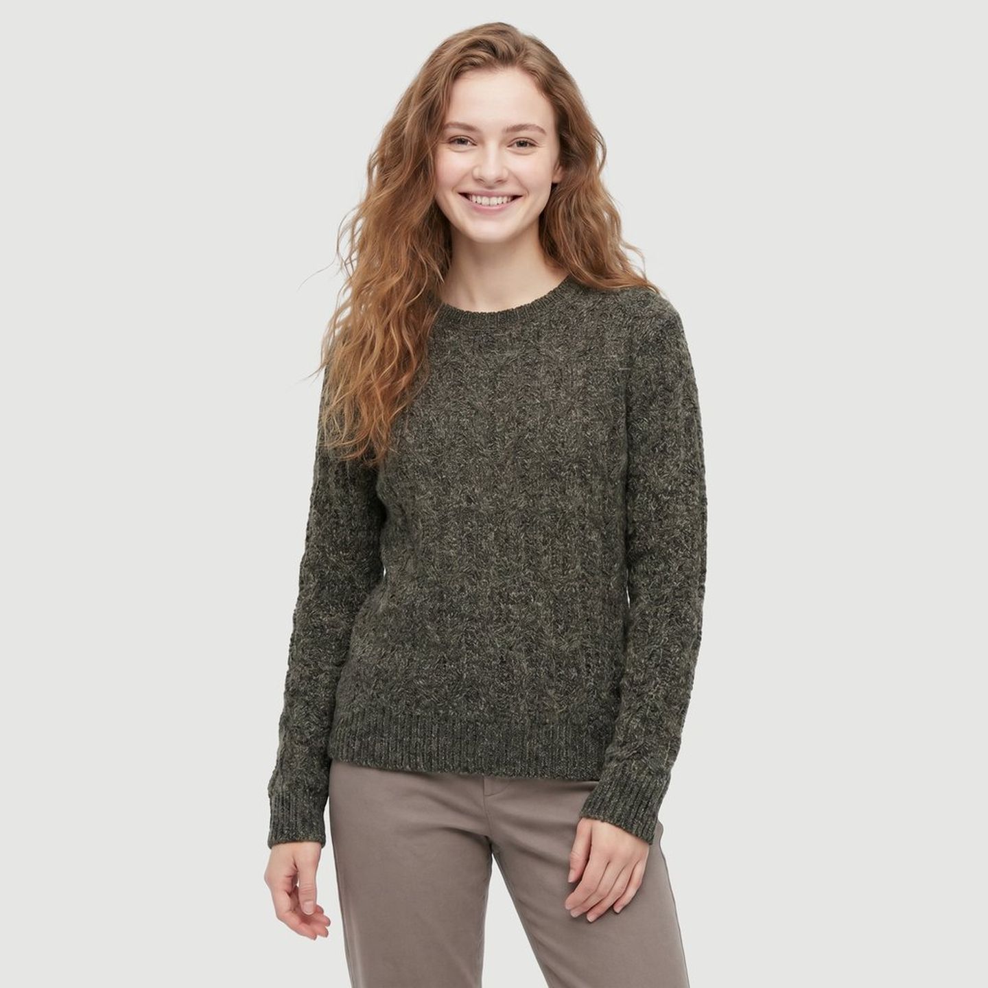 Cardigan Manga Longa Cas Prd Viva Casual Liso Verde Escuro