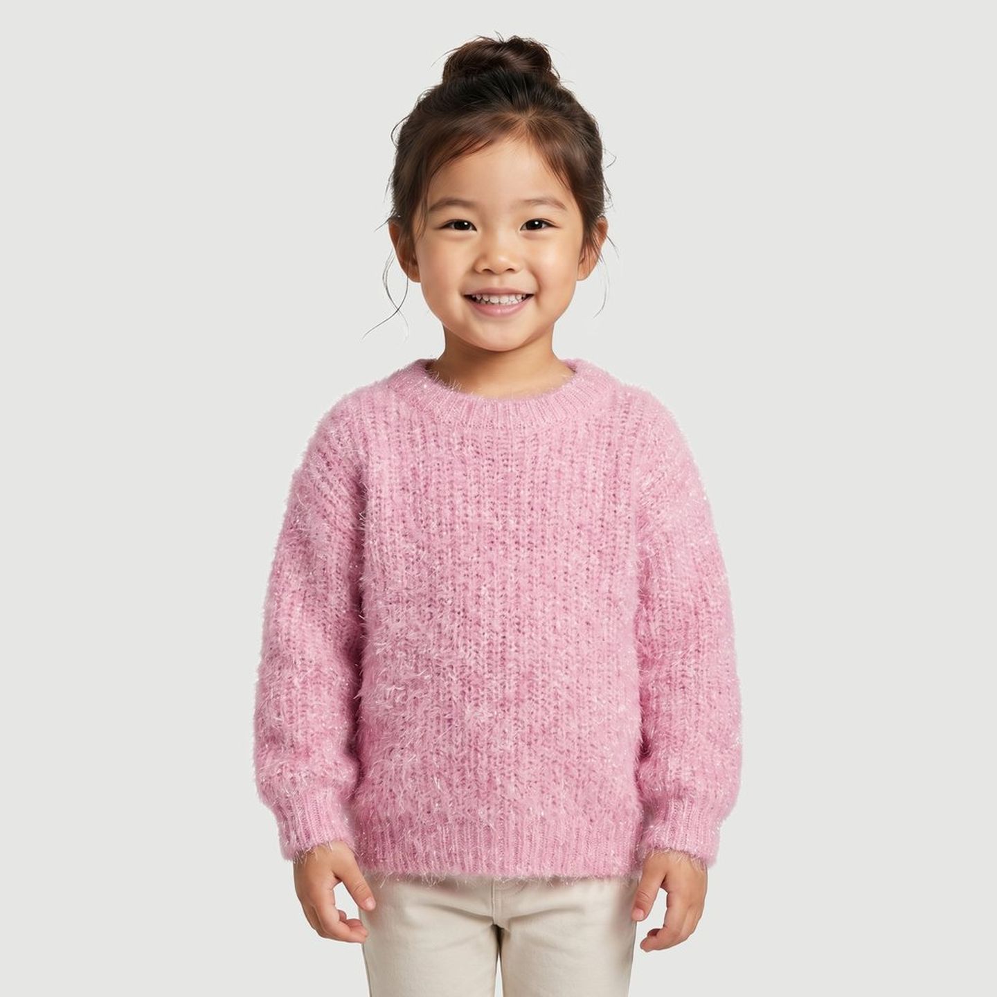 Cardigan Manga Longa Ppa Prd Toys Kids Sueter Tecido Mohair C