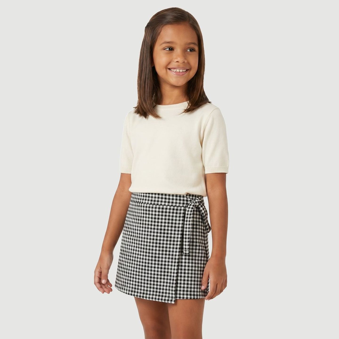 Saia Infa Prd Yeapp Bobs Vichy Sao Joao Geometrico Preto