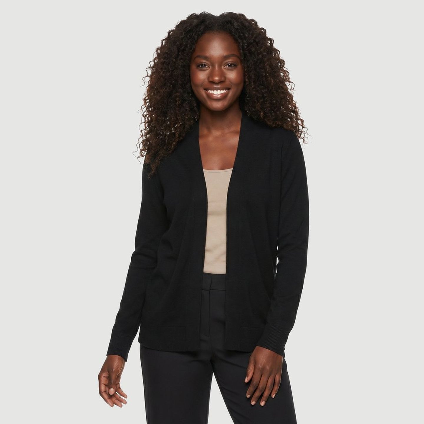 Cardigan Manga Longa Plu Prd Viva Plus Listra Caramelo | FastStore PDP