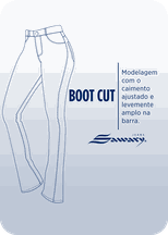Calça Jeans Sawary Boot Cut - 280789 - 46