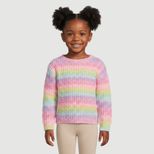 Cardigan Manga Longa Ppa Prd Toys Kids Chenille Listrada Colorida